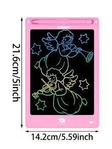 8.5-Inch LCD Drawing Tablet - Large Writing And Sketching Pad With Eye- Bright Colors, Ideal For Notes, Home,School Accessories, Office - Perfect Travel Toy And Christmas Gift, Digital Drawing Tablet, Graffiti Board
