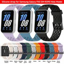 Breathable Straps Compatible With Samsung Galaxy FIT 3 Silicone Band Women Men Soft Sport Band Compatible With Samsung Smartwatch FIT3 Wriatband - For Galaxy Fit 3 - View 9