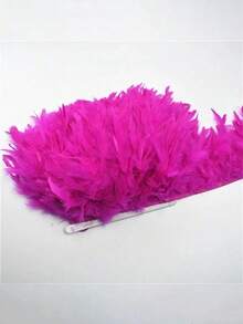 2 Meters Natural Artificial Turkey Feathers Trim DIY Wedding Ribbon Crafts Sewing Clothing Party Plume Handmade Home Decor Carnival Plumas Ribbon Sewing Decoration