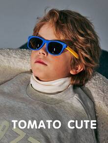 1pc Children's Fashionable Eyeglasses Set, Retro Y2K Novelty Decorative Glasses, Suitable For Boys And Girls Daily Matching, Great For Graduation, Back To School, Valentine's Day Gift