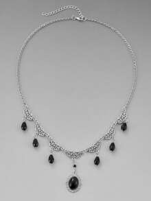 1 chiếc vòng cổ choker hình ma cà rồng, trang sức Gothic, phong cách Victoria, cổ điển, hình bướm, giọt máu, phong cách Pagan, phù thủy, độc đáo, dành cho nữ. - vòng cổ - Xem 8