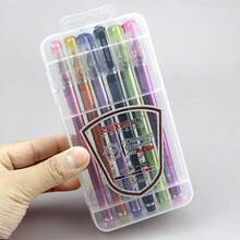 1 pieza Bolígrafo de colores, Bolígrafo de diamante, Bolígrafo de firma lindo, Marcadores de punta fina de 12 colores, Adecuado para tomar notas, arte, pintura, Bolígrafo multicolor a base de agua