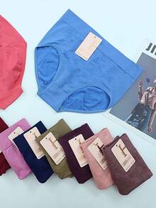 Conjunto 3 Braga Cintura Alta Efecto Faja Tipo Compresor Abdomen Formación Glúteos Firmes Ajustable Cómodos Suaves Confort Máximo - Multicolor - Ver 4