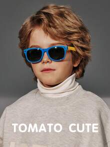 1pc Children's Fashionable Eyeglasses Set, Retro Y2K Novelty Decorative Glasses, Suitable For Boys And Girls Daily Matching, Great For Graduation, Back To School, Valentine's Day Gift