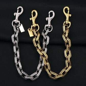 Cadena de bolso de metal de moda, colgante de cadena de correa de hombro, colgante de llavero de cadena de bolso cuadrado pequeño, nuevo bolso cruzado de mujer de comercio transfronterizo
