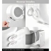 Tendedero Retrctil de Pared 13 Metros - Soporte 15kg, Plegable Portatil para Ropa para Balcn/Hotel/Patio/Interiores, Incluye Kit Instalacin Ganchos para Ropa Ajustables - Gris y blanco - Ver 6