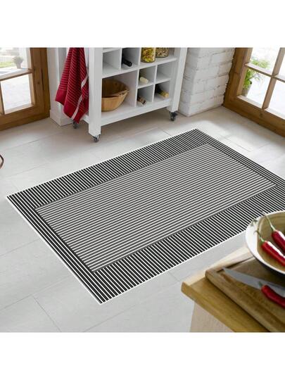 Pearl Digital Non Slip Printed Turkish Vloerkleed AL4023 Zachte Touch, Washable Tapijt Felt Backing Moderne ative Vloer Mat, Living Room, Bedroom, Bathroom, Hallway Or Entryway Available In Many Sizes Quick Drying, Highly Absorbent, Soft, Com Tafel Both Indoor Outdoor view 4