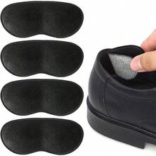 Dr.Foot Heel Grips For Men And Women, Self-Adhesive Heel Cushion Inserts Prevent Slipping, Rubbing, Blisters, Foot Pain, And Improve Shoe Fit - 2pairs + Extra 1 Shoe Horn (Black) - Black - View 6