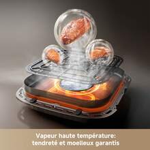 dreame Dreame Air Fryer With Visible Window 7.6L,Dual-Source Cyclonic™ Heating * Steam Infusion Technology , Fast, 8-In-1 Presets,Family Size Healthy Oil Free Cooking, LED Touch Control, +1 Minute Button,2800W Power