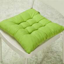 1pc Casual Style Polyester Chair Cushions, Machine Washable, Durable Knitted Design, Comfortable Support For Garden, Dining & Office Chairs, Multipurpose Use, 40x40cm, Chair For Living Room,Office Chairs, Dining Chairs, And Other Cushions And Backrests,Home Decor