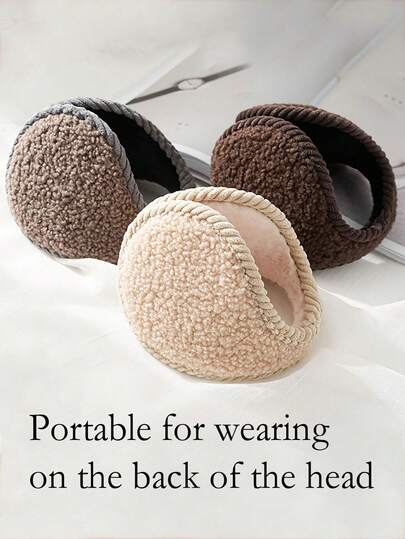 Nowe, modne nauszniki tylne, unisexowe, zimowe, ocieplane, grube nauszniki do jazdy na rowerze, chroniące przed mrozem