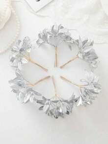 3/6pcs Artificial Apple Leaf Christmas Stems Fake Plants Flower Bouquet For Home Decor, Wedding Decor, Garland Christmas, Room Decor, Balcony Decor, Kitchen, Dining Room, Bedroom Decor, Living Room Decor, Party Decorations, Halloween Decor, Christmas Decorations, Christmas Crafts, Birthday Party, Christmas Table Decorations, House Decor, Christmas Gifts Pumpkin Vase Outdoor Garden Decor