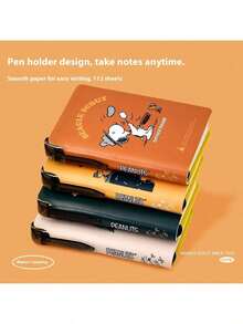 SNOOPY 1 件 Isar Co 品牌限量版 Pocket Bunman 荒野露营笔插便携备忘录手册可爱卡通圣诞节 - 彩色 - 查看 4