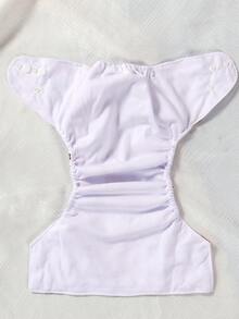 3 件装可重复使用可调节口袋布尿布绒面布内衬防水超强吸水布尿布适合 3-15 公斤婴儿 - 彩色 - 查看 10