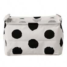 Large Capacity Foldable Canvas Storage Basket With Handle, Waterproof And Lightweight, Suitable For Home, Room, Toys, Dorm, Kitchen, Pet, Office, Closet Organizer, Also Great For Christmas, Thanksgiving, New Year, Valentine's Day Gifts