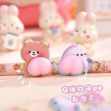 Cute Butt Stickers, Stress Relief Squeeze Toys, DIY Craft, Decorative Stickers For Journals, Gifts For Girls, Christmas, Easter