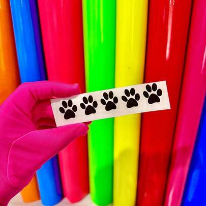 5 Patinhas de cachorro/gatos de 3cm de altura