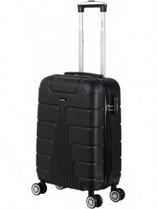 Maleta de Mano de 20 Pulgadas – Equipaje Negro Rígido – 4 Ruedas 360, Mango Telescópico y Cerradura de  – Material ABS Ultra-Duradero – Equipaje de Mano - Verde - Ver 1