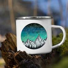 Outdoor Enthusiast Camping Enamel Mug Coffee Water Mug Picnicking Mugs Nature Hiking Camp Lover Gift Travel Holiday Present