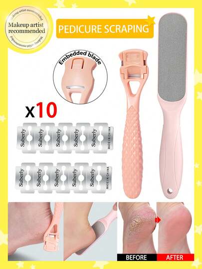 15/6/3/1pc Callus Remover, Foot Care Tools, Dead Skin Scraper, Heel Grinder, Home Foot Care Tools, Professional Foot Care, Ideal Gift For Dry, Cracked Skin. Foot Washer, Professional Manicure Tool