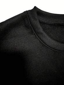 [Racing Sweatshirt] Autumn Winter Graphic Sweatshirt |   Women's Racing Formula Weekly Training Plan Casual Round Neck Long Sleeve Pullover With Monday To Race Day Design, Machine Washable For Motorsport Enthusiasts - màu đen - Xem 4