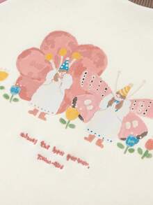 Balabala Mädchen Raglan Ärmel Sweatshirt Kleinkind Herbst Winter weich, süß & stylisch