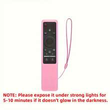 1 paquete de funda protectora de silicona para control remoto inteligente de Samsun serie BN59, antiperidida, a prueba de golpes, con efecto luminoso, funda protectora para control remoto inteligente Samsun 4K Ultra HDTV