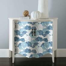 Wall Paper - White/Blue - View 5
