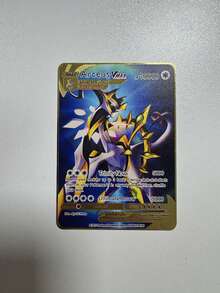 pokemon Arceus VMAX Gold Metal Card, Suitable For Gathering With Friends