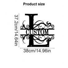 1 Fine Metal Art Logo - Personalized Last Name Logo, Name Design, Home Decoration With Custom Initials Thumbnail, Classic Style, Wall-Mounted Wall Art Decoration For Theme Parties, Perfect Heartfelt Gifts For Friends And Family, Customizable Wedding Gifts., Valentine Day, Valentine Day Decor Ornamental Exquisite, High-Quality Custom, Personalized, Unique Ideal Gifts For Her Pets ,Forever Love - Multicolor - View 42