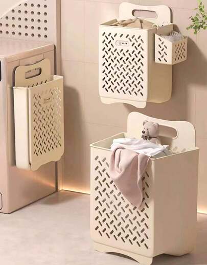 Cesto de Roupa Suja Dobrável Multiuso – Organizador de Roupas e Brinquedos, Cesta de Armazenamento para Banheiro e Quarto