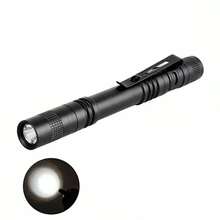 1 Đèn pin LED mini cầm tay siêu sáng bỏ túi thích hợp cho cắm trại ngoài trời, chiếu sáng khẩn cấp tại nhà (Không bao gồm pin) - Nhiều màu - Xem 11