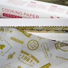 Non Stick Parchment Baking Paper  Wax Sheets Waterproof Greaseproof Microwave  Freezer  Perfect For Home Kitchen Bakery Cake Shop Pastry Cooking And Decor