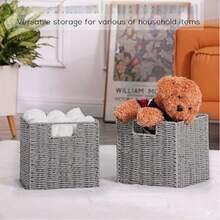 Handwoven Storage Basket, Suitable For Home, Floor Rack Unit, Bedroom, Bathroom Storage Basket, Vertical Rack