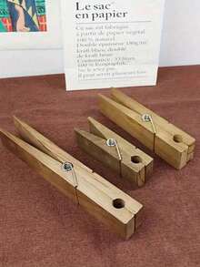 Riesiger Wäscheklammer Handtuchhalter für das Badezimmer, extra großer Holzklammer Handtuchhalter Set, geeignet für das Badezimmer, Landhausstil Wandmontierter Handtuchhalter, multifunktionale Heim-Wäsche-Dekoration, Handtuchhalter oder -haken, Badezimmer Wandaccessoires