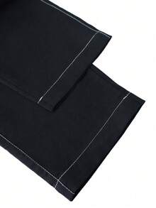 1pc Men's Multi-Pocket Cargo Pants, Casual Loose Fit Trousers For Beach, Commute, Workout, Outdoor, Fitness, Jogging, Suitable For Spring And Autumn, Fall