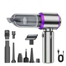 20000PA High Power Portable Wireless Vacuum Cleaner, 4-In-1 Compressed Air Duster, Blower And Handheld Vacuum Cleaner With Brushless Motor, Suitable For Car, Home, Office, Camping And More