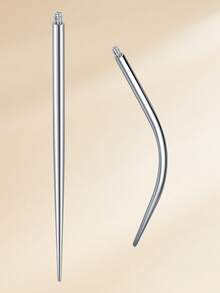 Funky Stainless Steel Heart Cubic Zirconia Nose Rings Horseshoe Nose Rings, Silver Gold Internally Threaded Nose Rings Nose Hoop Rings Horse Shoe Daith Tragus Earring Lip Septum Rings Helix Piercing Jewelry For Women Men For Daily Decoration