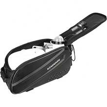 Fenytay Bolsa de Asiento Trasero de Bicicleta Multifuncional 10L Impermeable EVA con Montaje Rápido y Visibilidad Nocturna - 1 - Ver 3