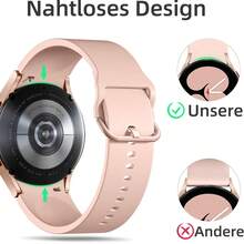 8-Pack Watch Bands, Compatible With Samsung For Galaxy Watch 7/FE/6/5/4 Original Wave-Stitched Colorful Buckle Silicone Straps (40Mm 44Mm), Featuring A Soft Silicone Wave-Stitched Design, Suitable For Both Sports And Business Use, With Brand New Color Combinations For Both Men And Women.