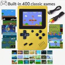 1台Macaron Mini 400合1复古掌上游戏机，大屏幕便携式游戏机，内置400多款经典游戏，支持电视连接，多种颜色可选 - 彩色 - 查看 13