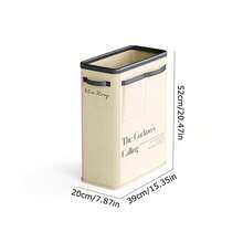 1pc Yoga Storage Basket, Durable Foldable, Universal Fit, Soft Fabric Organizer For Fitness Equipment And Home Use, Exercise Accessory Holder, Smooth Texture, Uncharged, No Battery Required, Multipurpose Organizer For Home Gym Accessories