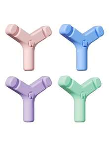 1 que nhai silicon hình chữ Y, sản phẩm chăm sóc răng miệng đa chức năng giúp hơi thở thơm tho và duy trì vệ sinh răng miệng - Nhiều màu - Xem 3