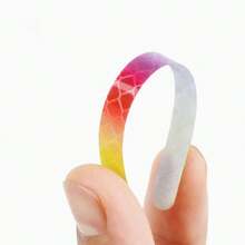 7-Color Laser Luminous Wheel Reflective Stickers (20pcs/Pack), Waterproof & Wear-Resistant 3D Reflective Warning Stickers, Suitable For Cars/Motorcycles/Bicycles, Outdoor Sports Safety Accessories - Multicolor - View 6