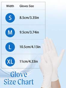 20/50/100pcs Disposable Nitrile Gloves, Resistant To Paint And Grease, Durable And Tear-Resistant, Suitable For Kitchen, Crafts, Personal Protection, Recommended For Household Use