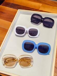 4pcs Kids Eyeglasses Set, Retro Fashionable Y2K Novelty Decorative Glasses, Suitable For Boys And Girls Daily Matching, Graduation/Back To School/Valentine's Day Gift