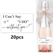 5pcs/10pcs/20pcs,Bridesmaid Champagne Labels Bridesmaid Proposal Labels Will You Be My Bridesmaid Or Bridesmaid Gifts Champagne Labels Bridesmaid Gifts Holidays Valentine's Day And Other Holidays Summer Birthday Wedding Beach Back To School School Supplies Room Decor - Black - View 17