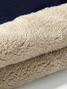 男士休闲保暖圆领运动衫，秋冬