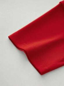 Pink Spider Web Graphic Symbolizing Creativity And Resilience With Scattered Colorful Stars Men's 100% Cotton Casual Short Sleeve Tshirt - 紅色 - 查看 7