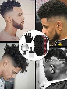 1/2/3/4pcs Barber Shop Men Hair Braider Twist Sponge Gloves African Hair Styling Fork Comb Hair Curls Foam For Salon Hairdressing Tools, Hair, Barber, Hair Tools, Hair Products,Hair Dryer,Hair, Accessories, Hair Products, Hair Tools, Hair Stuff, Hair Care, Curly Hair Brush, Barber, Barber Accessories, Hairdressing Equipment,Travel Essentials,Travel Essential,Hairstyle,Hairdressing,Hair,Travel,Hair Products,Hair Tools,Hair Stuff,Barber,Barber Accessories,Barbershop,Hairdressing Equipment - Multicolor - View 8